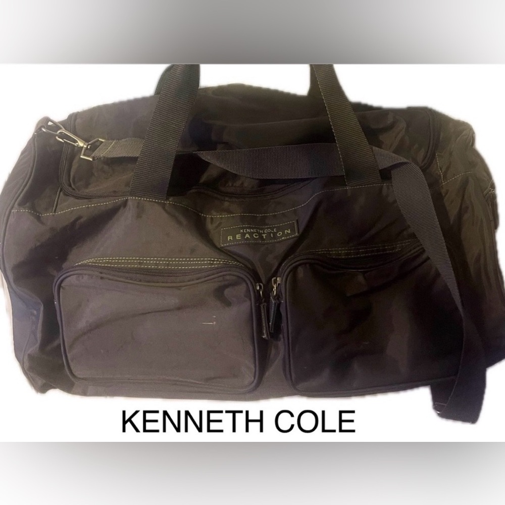 Kenneth Cole Black Duffel Bag for Men